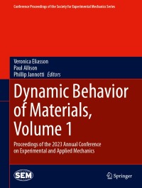 Cover image: Dynamic Behavior of Materials, Volume 1 9783031506451