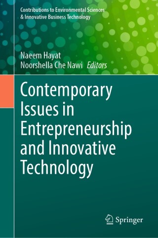 Cover image: Contemporary Issues in Entrepreneurship and Innovative Technology 9783031509261