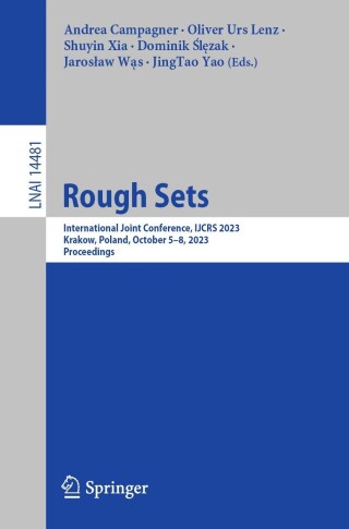 Cover image: Rough Sets 9783031509582