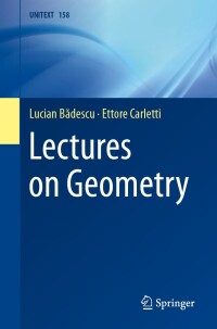 Cover image: Lectures on Geometry 9783031514135