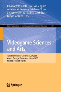 Imagen de portada: Videogame Sciences and Arts 9783031514517