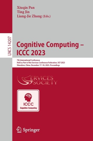 Cover image: Cognitive Computing – ICCC 2023 9783031516702
