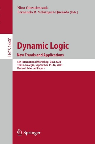 Immagine di copertina: Dynamic Logic. New Trends and Applications 9783031517761
