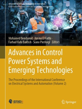 Cover image: Advances in Control Power Systems and Emerging Technologies 9783031517952
