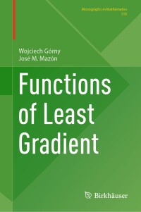 Cover image: Functions of Least Gradient 9783031518805