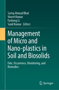 Cover image: Management of Micro and Nano-plastics in Soil and Biosolids 9783031519666