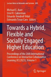 Imagen de portada: Towards a Hybrid, Flexible and Socially Engaged Higher Education 9783031519789