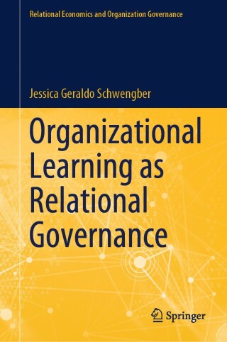 Cover image: Organizational Learning as Relational Governance 9783031520143