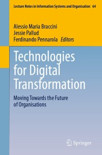 Imagen de portada: Technologies for Digital Transformation 9783031521195