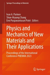 Imagen de portada: Physics and Mechanics of New Materials and Their Applications 9783031522383