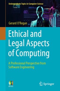 Cover image: Ethical and Legal Aspects of Computing 9783031526633