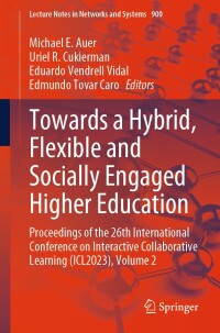 Imagen de portada: Towards a Hybrid, Flexible and Socially Engaged Higher Education 9783031526664