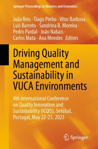 Imagen de portada: Driving Quality Management and Sustainability in VUCA Environments 9783031527227