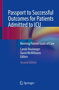 Imagen de portada: Passport to Successful Outcomes for Patients Admitted to ICU 2nd edition 9783031530180