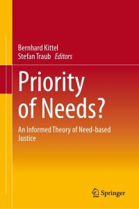 Imagen de portada: Priority of Needs? 9783031530500