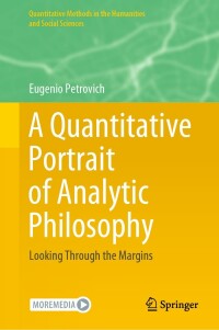 Imagen de portada: A Quantitative Portrait of Analytic Philosophy 9783031531996