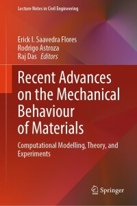 Imagen de portada: Recent Advances on the Mechanical Behaviour of Materials 9783031533747