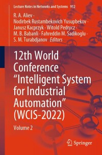 Cover image: 12th World Conference “Intelligent System for Industrial Automation” (WCIS-2022) 9783031534874