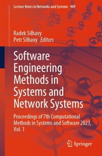 Omslagafbeelding: Software Engineering Methods in Systems and Network Systems 9783031535482