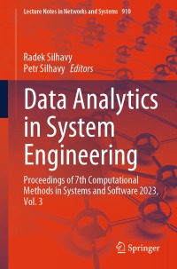 Cover image: Data Analytics in System Engineering 9783031535512