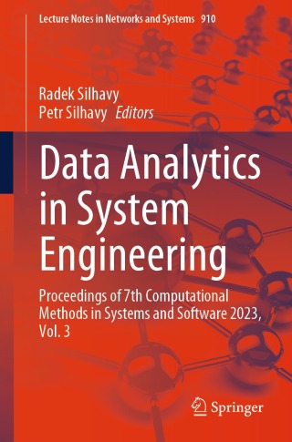 Cover image: Data Analytics in System Engineering 9783031535512
