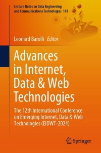 Cover image: Advances in Internet, Data & Web Technologies 9783031535543