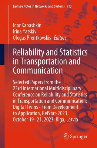 Cover image: Reliability and Statistics in Transportation and Communication 9783031535970