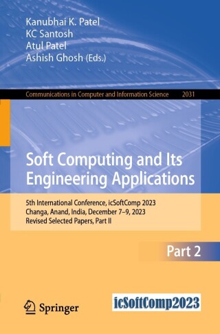 Cover image: Soft Computing and Its Engineering Applications 9783031537271