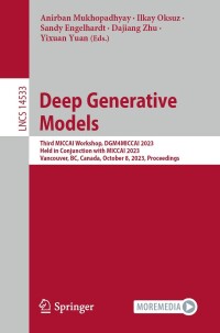 Cover image: Deep Generative Models 9783031537660