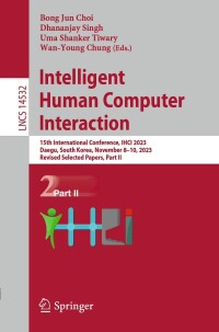 Immagine di copertina: Intelligent Human Computer Interaction 9783031538292