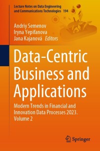 Imagen de portada: Data-Centric Business and Applications 9783031539831