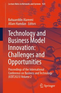 Omslagafbeelding: Technology and Business Model Innovation: Challenges and Opportunities 9783031539978