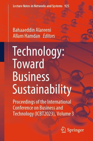 Imagen de portada: Technology: Toward Business Sustainability 9783031540189