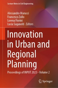 Cover image: Innovation in Urban and Regional Planning 9783031540950