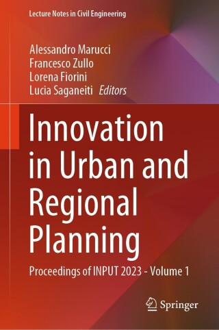 Cover image: Innovation in Urban and Regional Planning 9783031541179