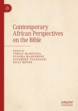 Cover image: Contemporary African Perspectives on the Bible 9783031541674