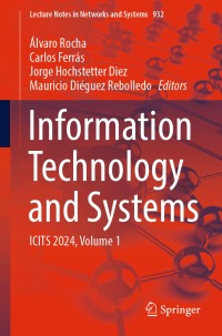 Cover image: Information Technology and Systems 9783031542343