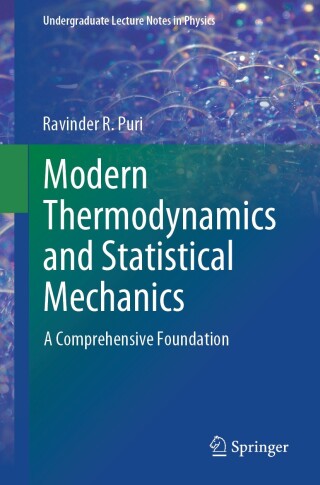 Cover image: Modern Thermodynamics and Statistical Mechanics 9783031543128