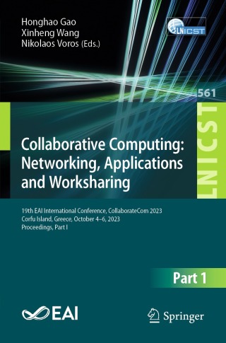 Immagine di copertina: Collaborative Computing: Networking, Applications and Worksharing 9783031545207