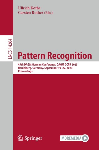 Cover image: Pattern Recognition 9783031546044