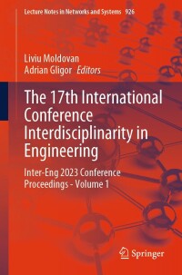 Imagen de portada: The 17th International Conference Interdisciplinarity in Engineering 9783031546631