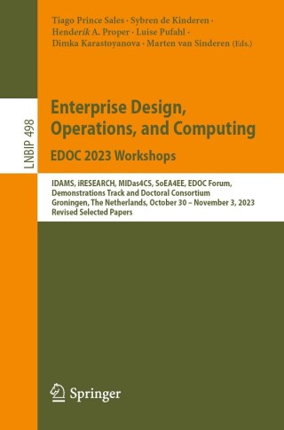 Titelbild: Enterprise Design, Operations, and Computing. EDOC 2023 Workshops 9783031547119