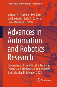 Cover image: Advances in Automation and Robotics Research 9783031547621