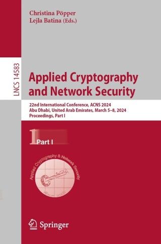 صورة الغلاف: Applied Cryptography and Network Security 9783031547690