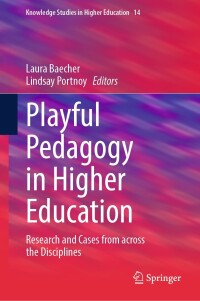 Cover image: Playful Pedagogy in Higher Education 9783031549557