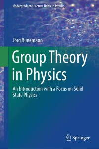 Cover image: Group Theory in Physics 9783031552670