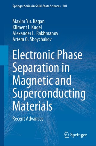 Imagen de portada: Electronic Phase Separation in Magnetic and Superconducting Materials 9783031554667