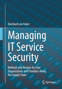 Cover image: Managing IT Service Security 9783031555329