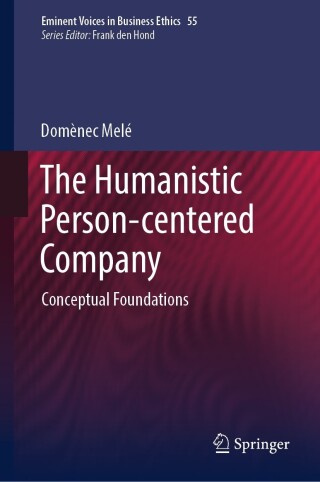 Cover image: The Humanistic Person-centered Company 9783031555398
