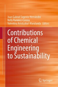 Omslagafbeelding: Contributions of Chemical Engineering to Sustainability 9783031555930